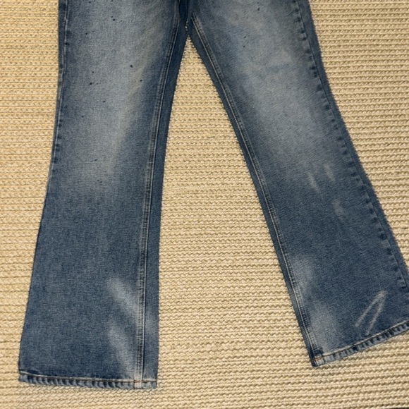 Free People High Waist Denim Shaggy Jeans Sz 27 - Picture 4 of 13